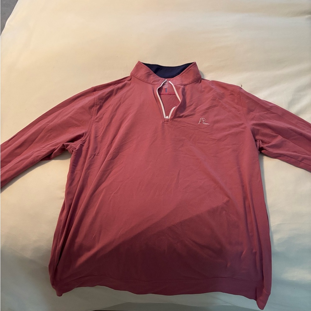 Rhoback Men's Pink Quarter Zip